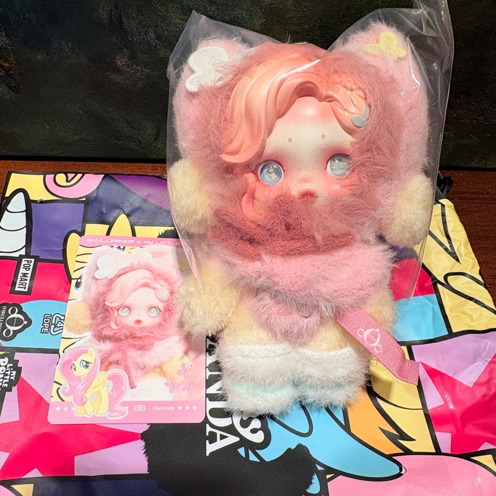 Unopened Skullpanda x My Little Pony - Fluttershy